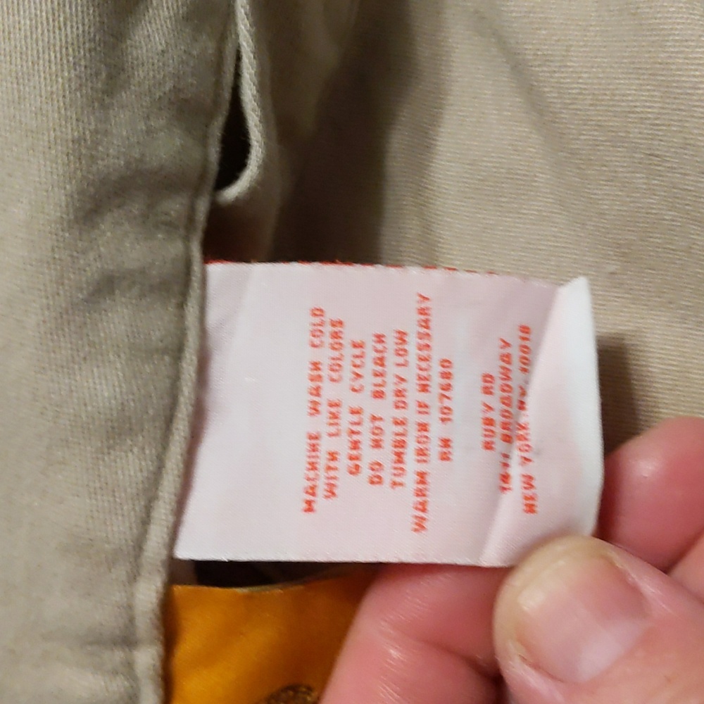Ruby Red khakis size 12 - Picture 3 of 6
